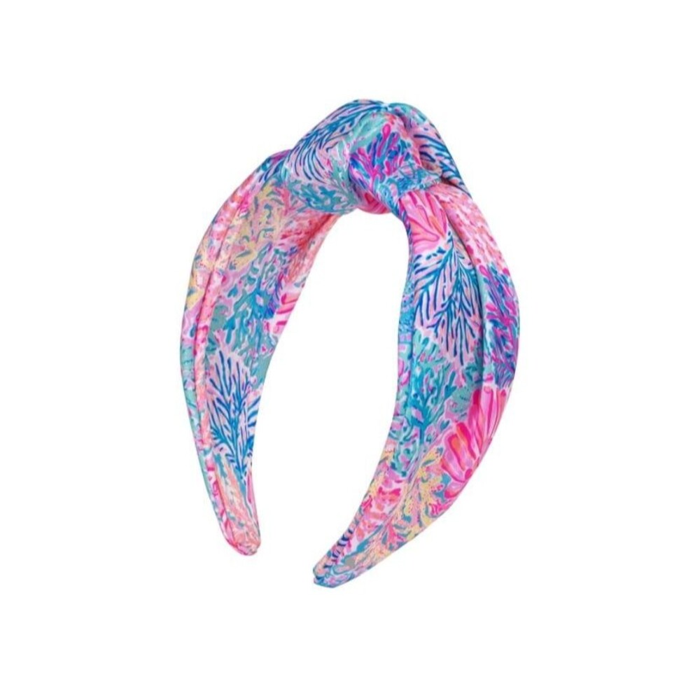 Lilly Pulitzer Colorful Knotted Headband "splash dance"